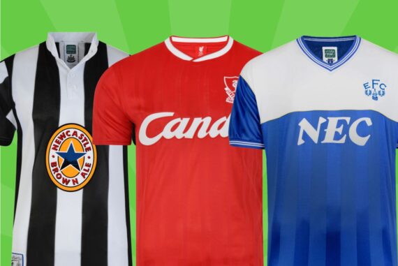 iconic premier league retro football shirts